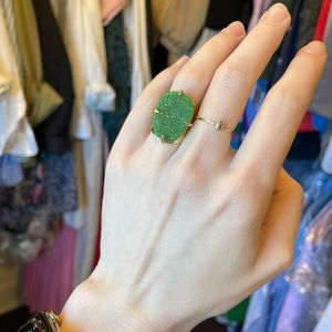 Fun Green Cocktail Ring